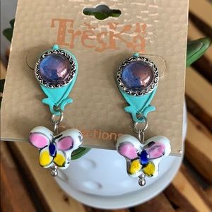 Boutique butterfly earrings NWT